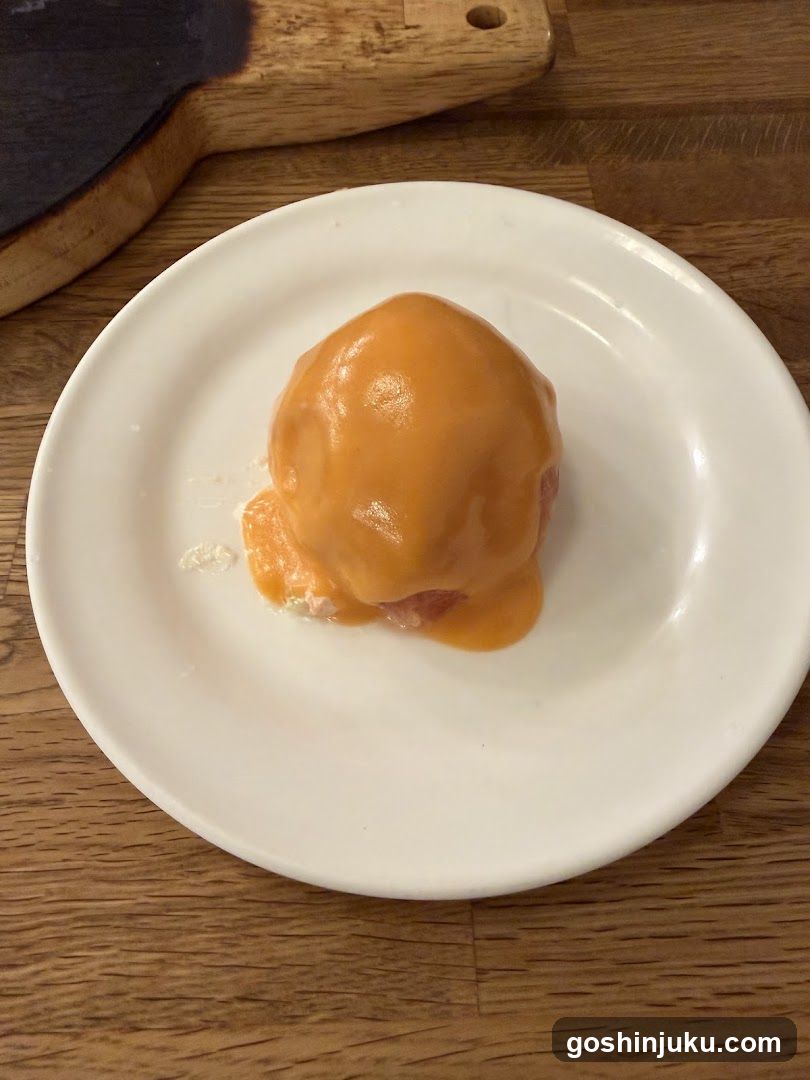 Orange Glazed Dessert on White Plate