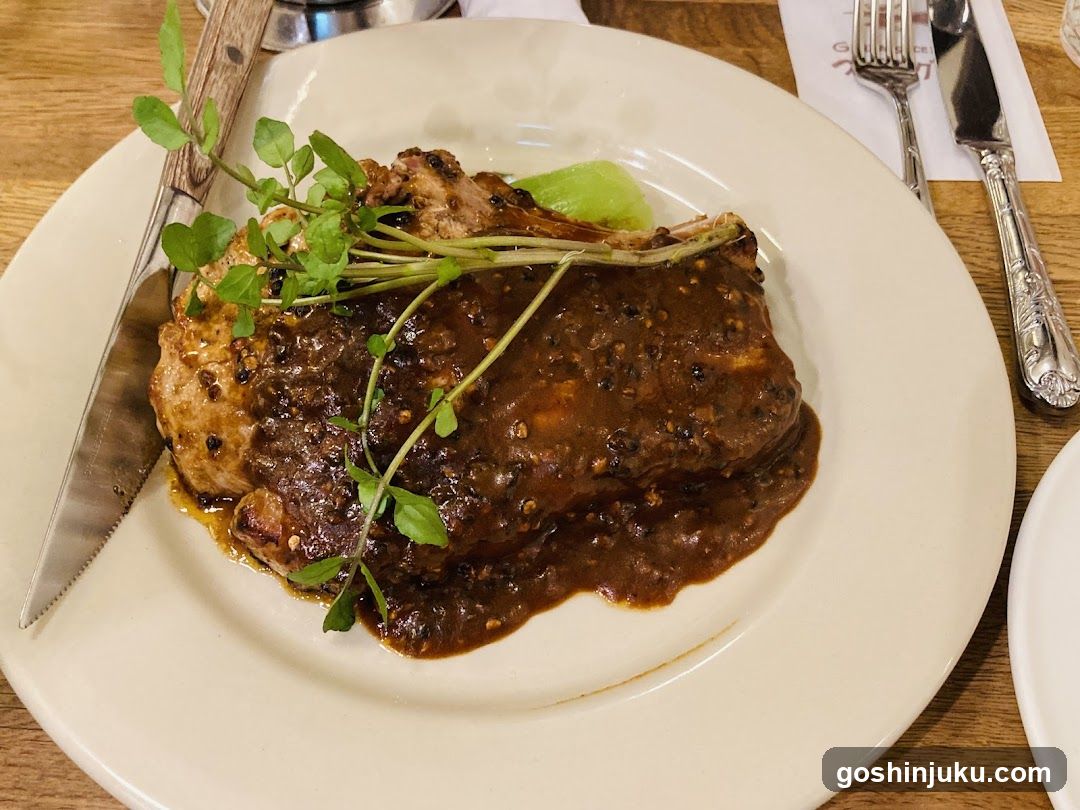 Sauced Meat Dish with Garnish