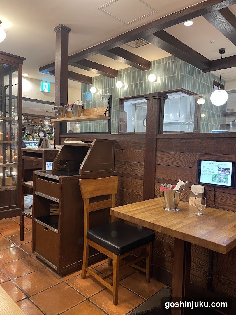 Interior of a cozy cafe or restaurant