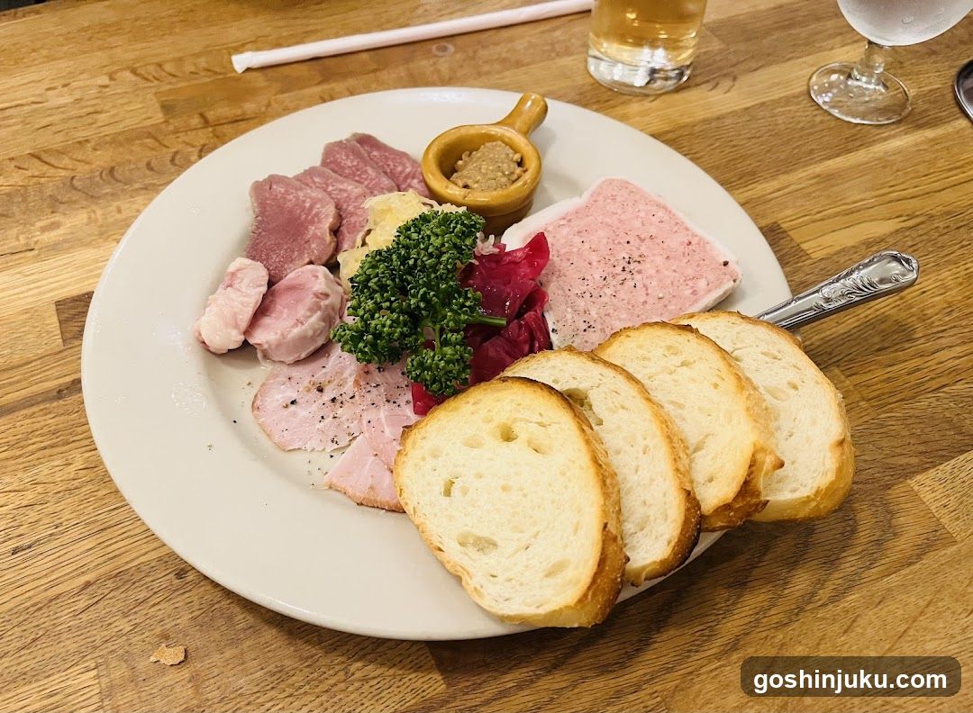 Charcuterie and Bread Plate