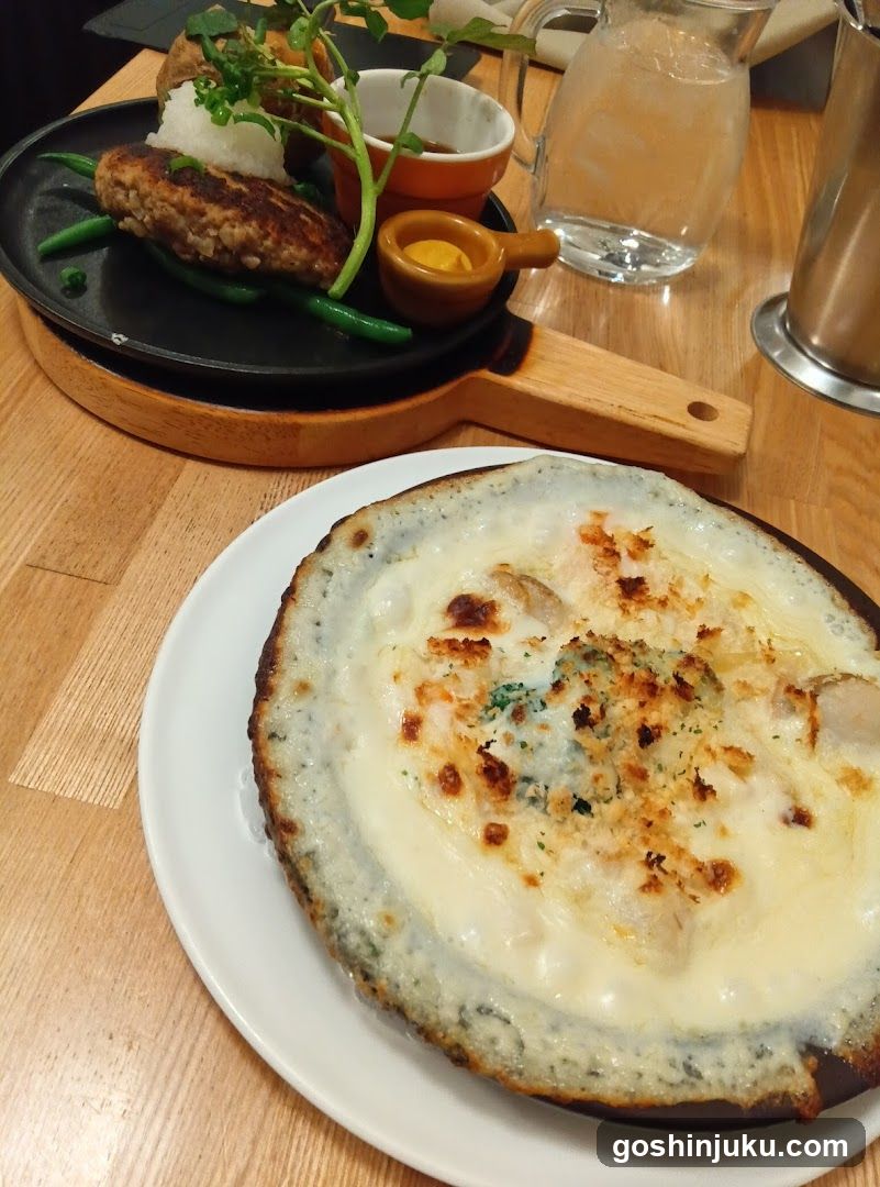 Food on table