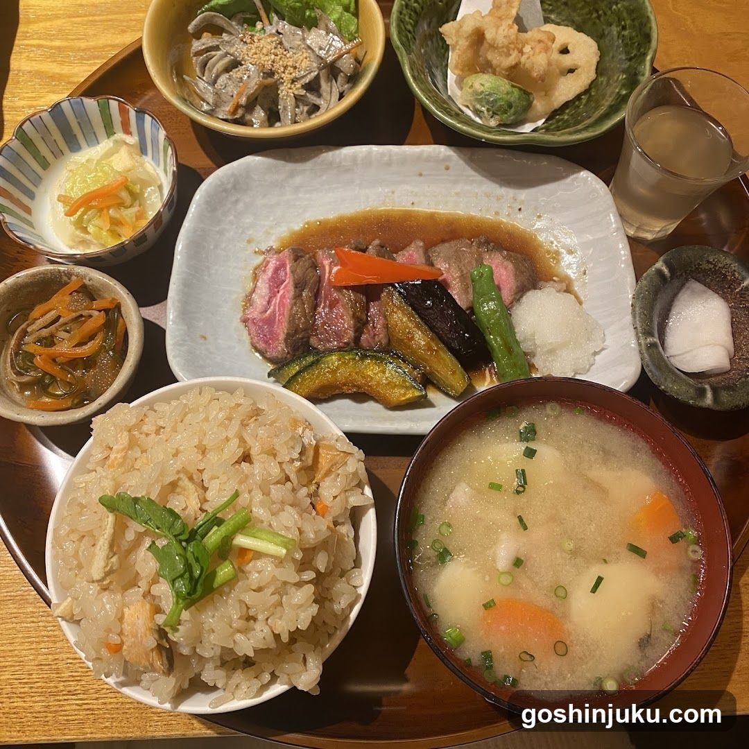 Japanese Meal Spread