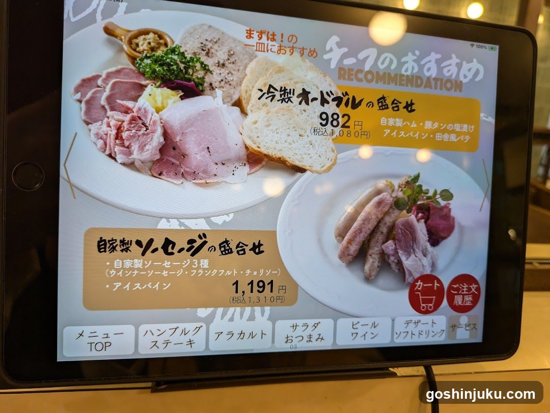Digital Menu Display