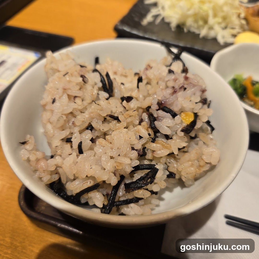 Rice Bowl with Nori and Egg