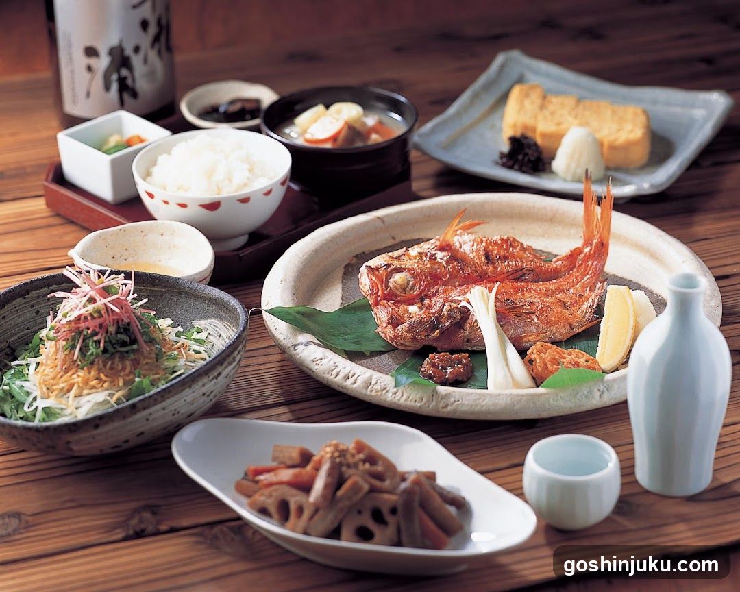 Japanese Meal Spread