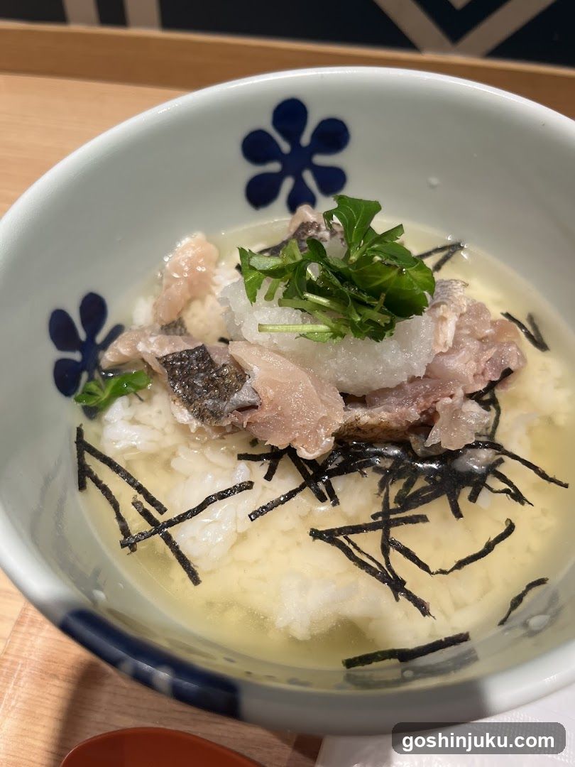 Japanese Fish Soup with Rice