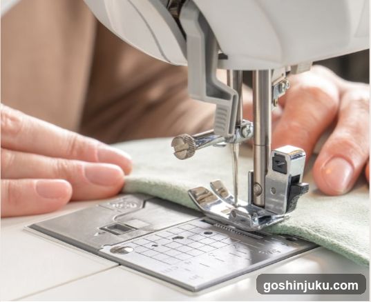 Sewing Machine Close-Up