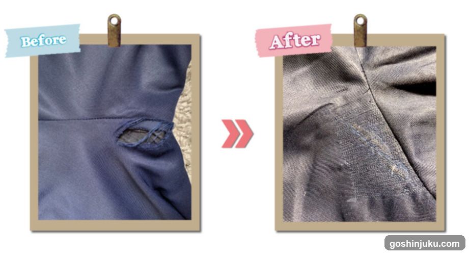 Before and After Repair Comparison
