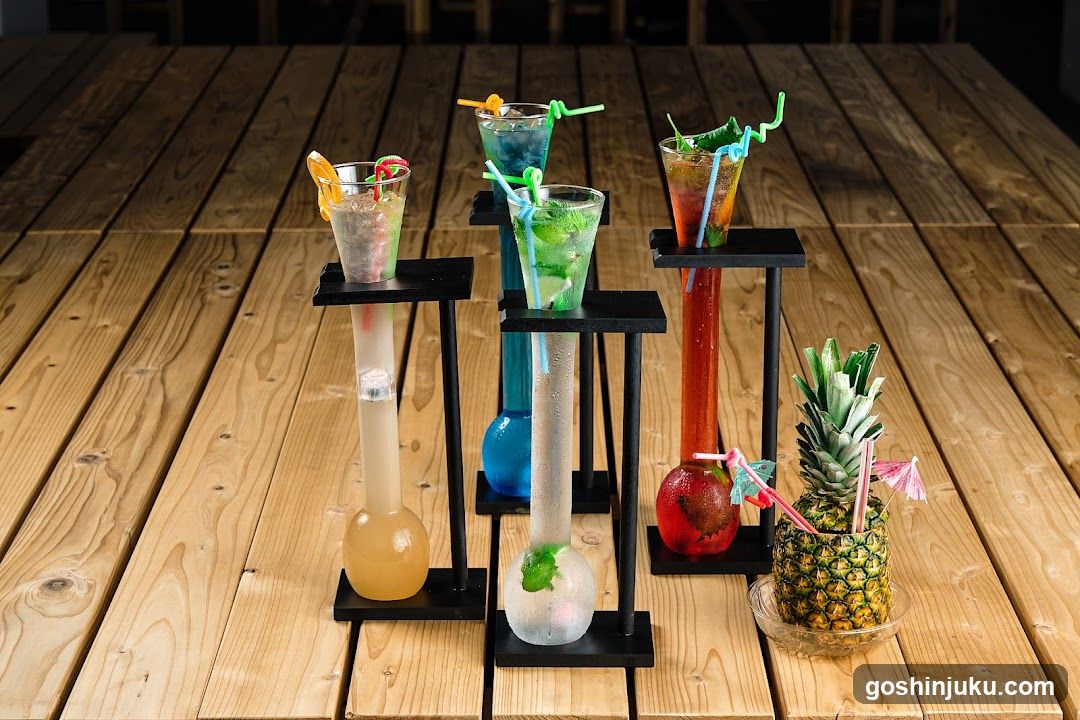 Tropical Drinks Display