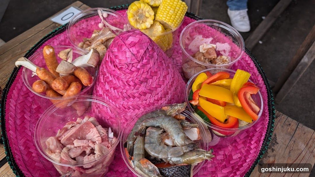 Thai Hot Pot Ingredients Display