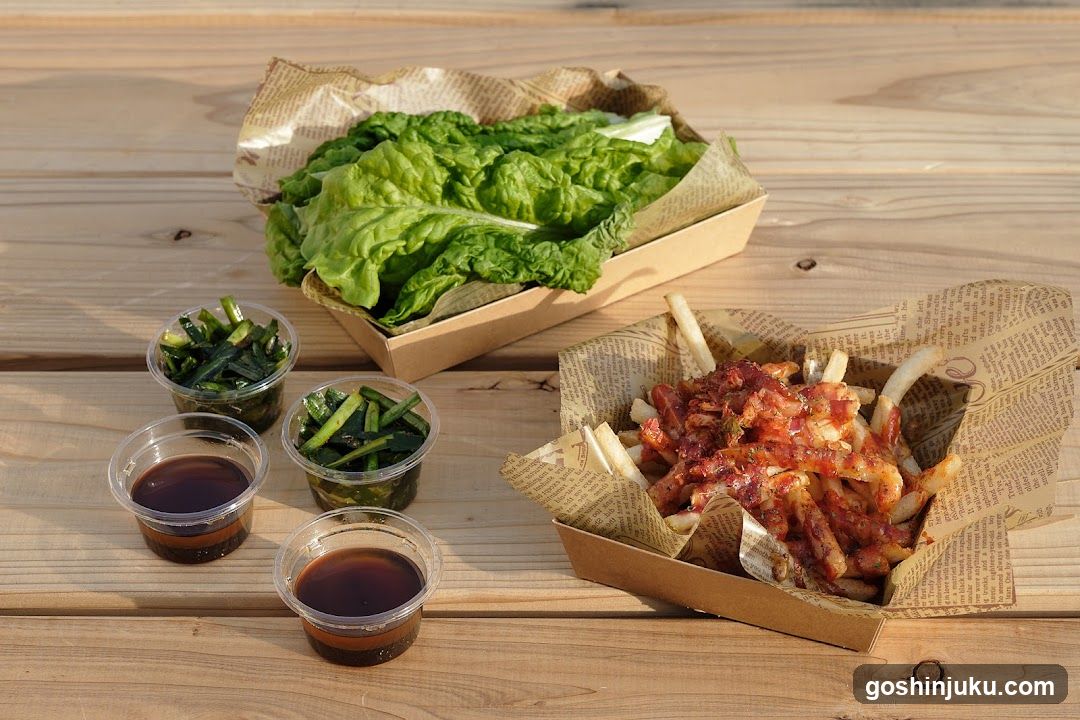 Korean Street Food Spread