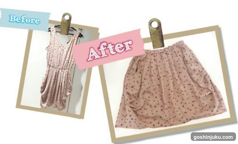 Before and After Fashion Transformation