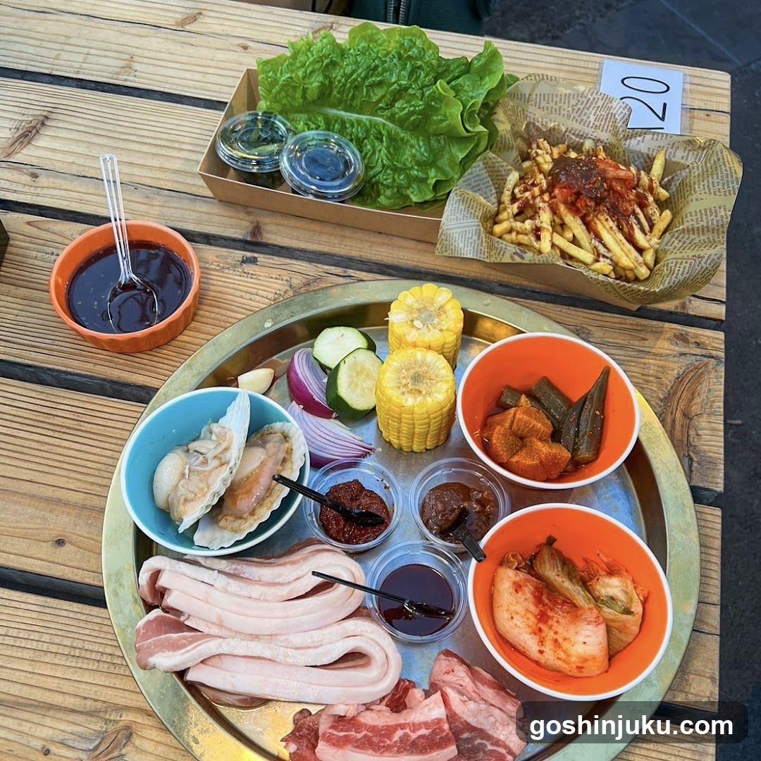 Korean BBQ Spread