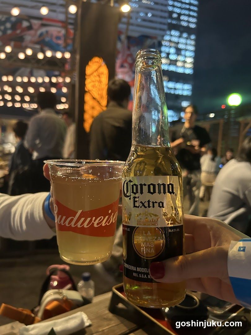 Nighttime Beer Tasting