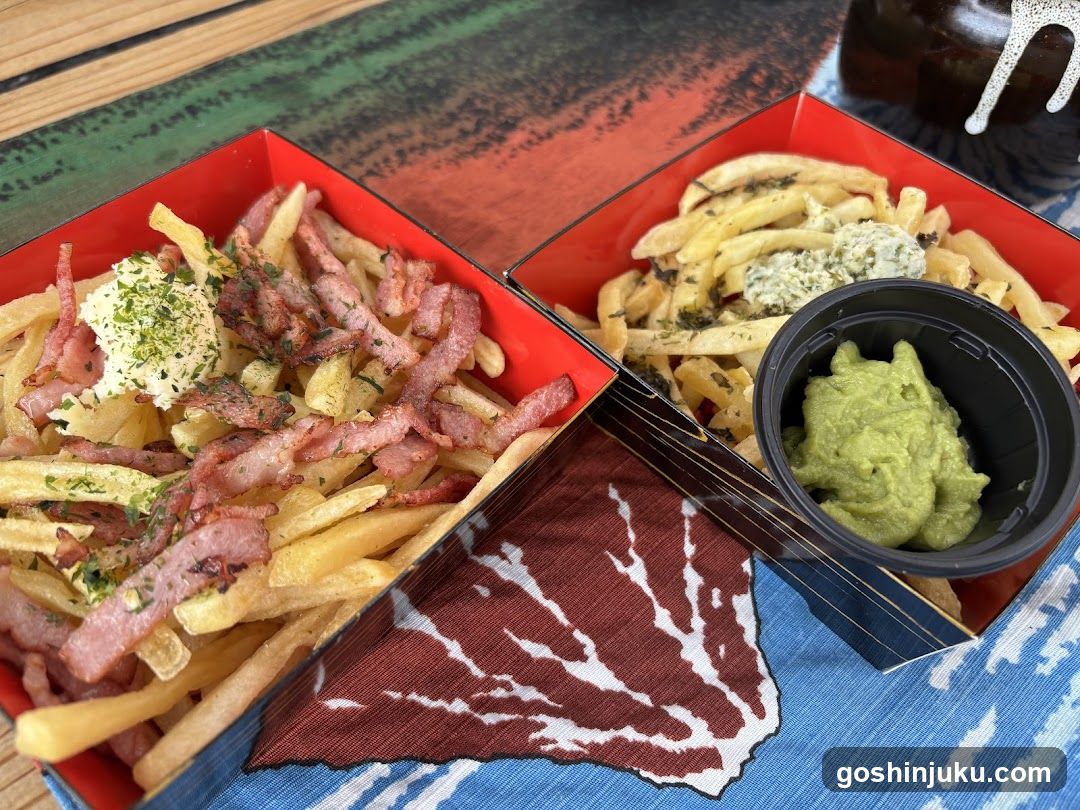 Fries with Bacon and Guacamole
