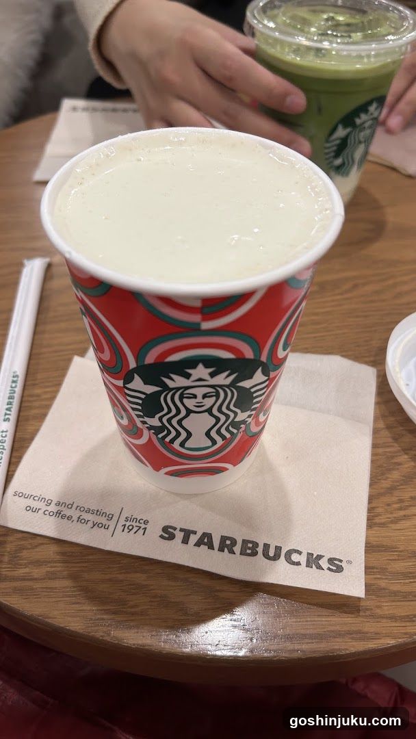 Starbucks Drinks on Table