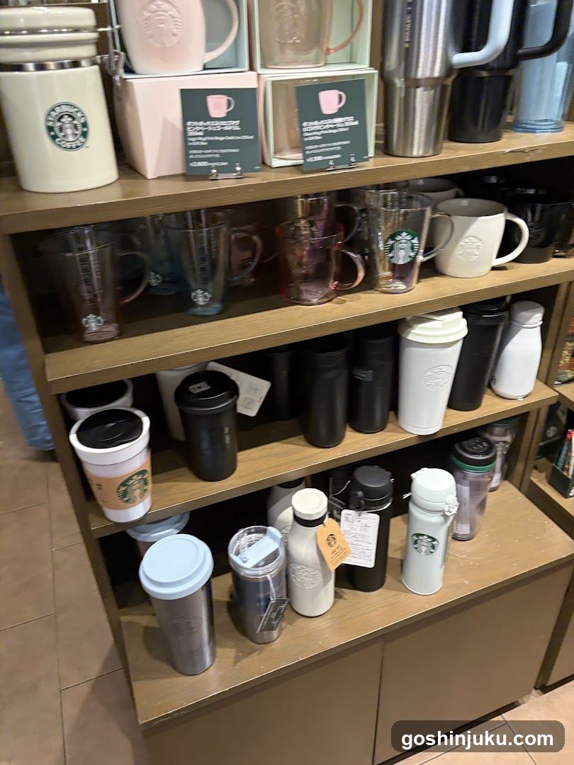 Starbucks Merchandise Display