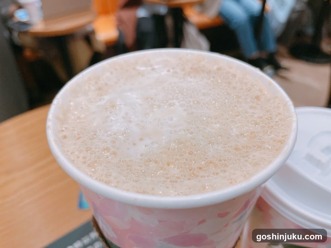 Foamy Coffee Drink