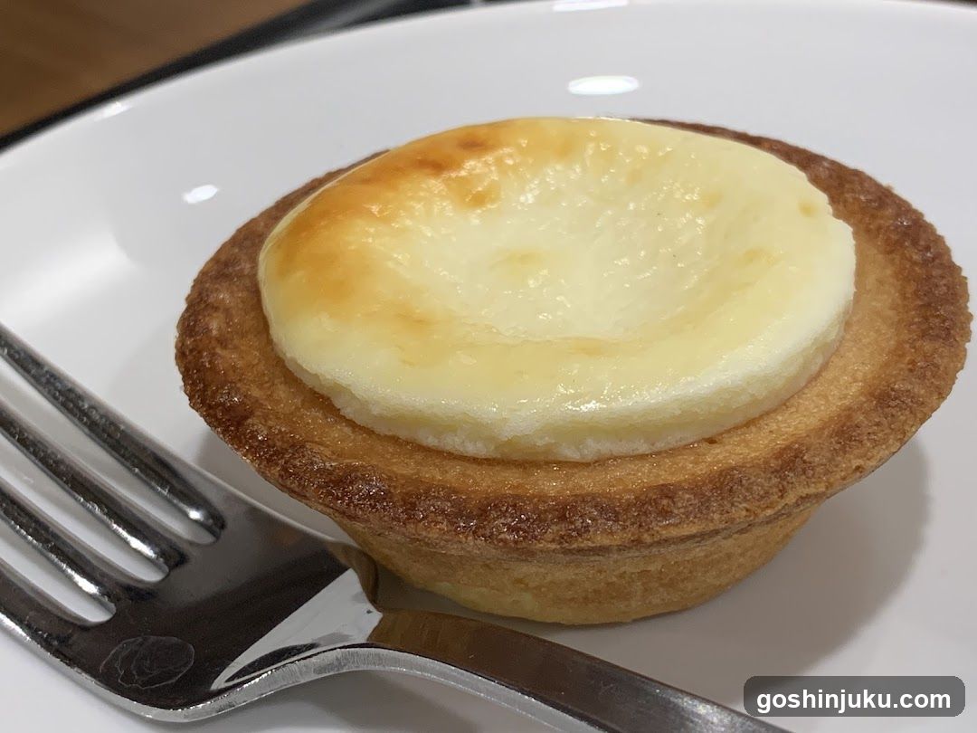 Egg Tart on Plate