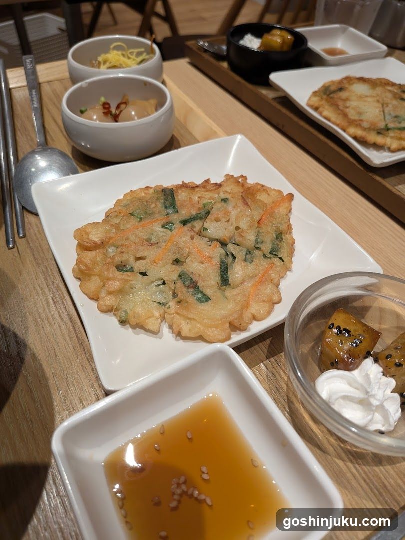Korean Fried Pancake Meal