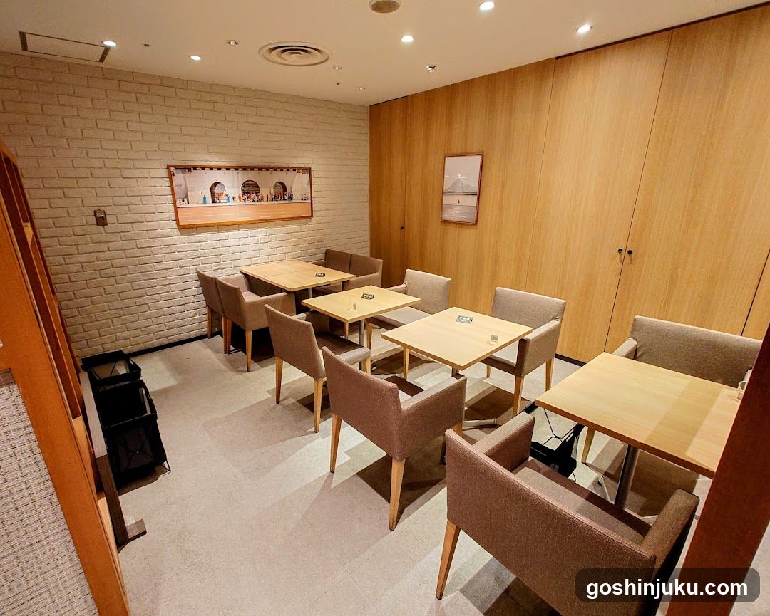 Interior of a modern cafe or restaurant