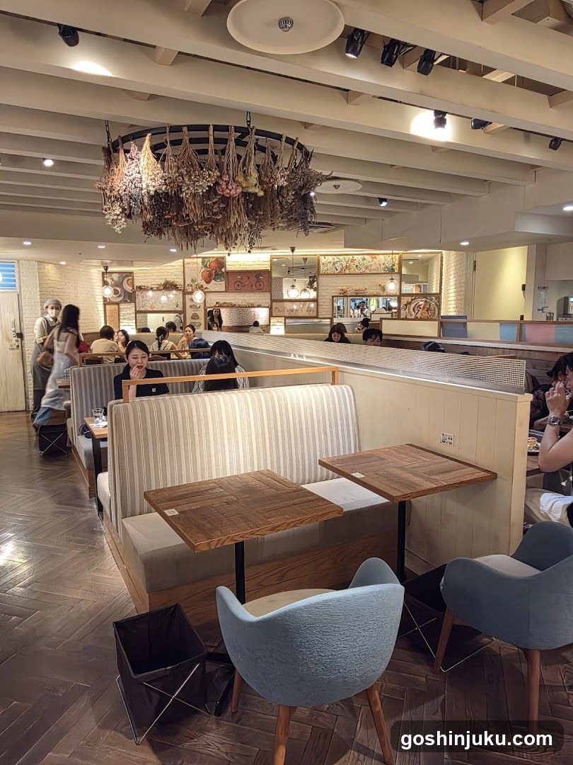 Interior of a cozy cafe or restaurant