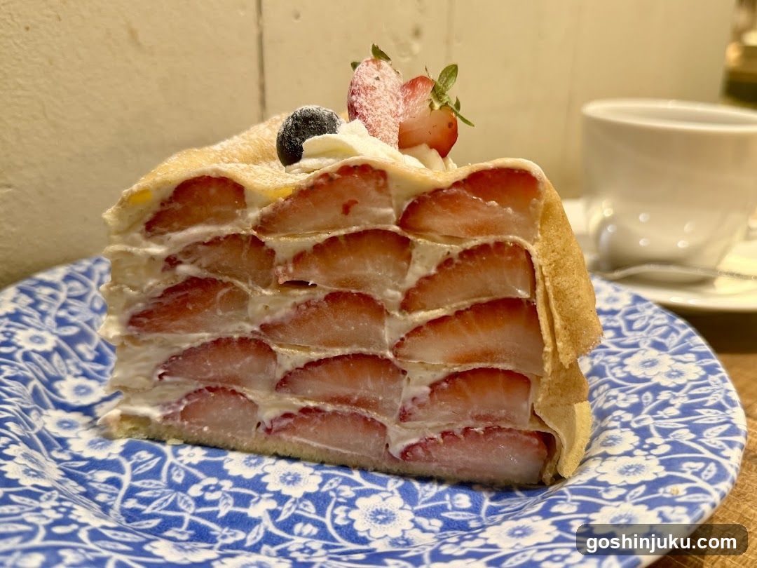 Strawberry Layer Cake Slice