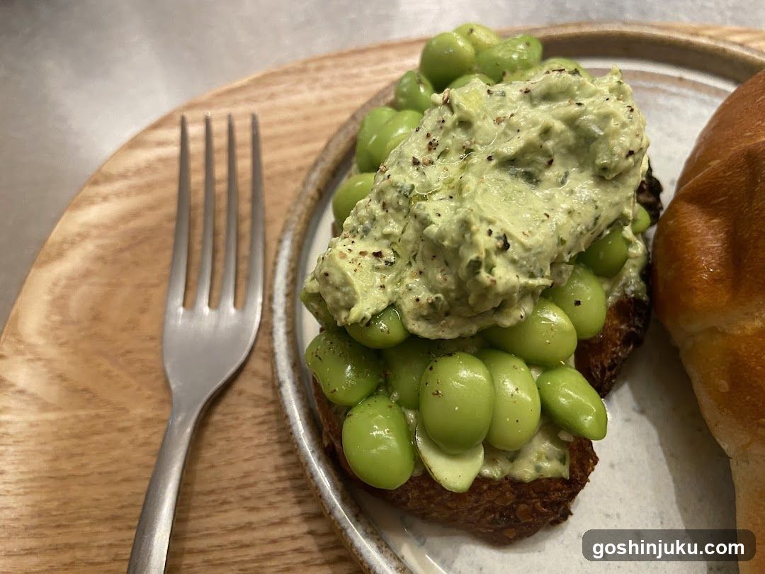 Avocado Toast with Edamame