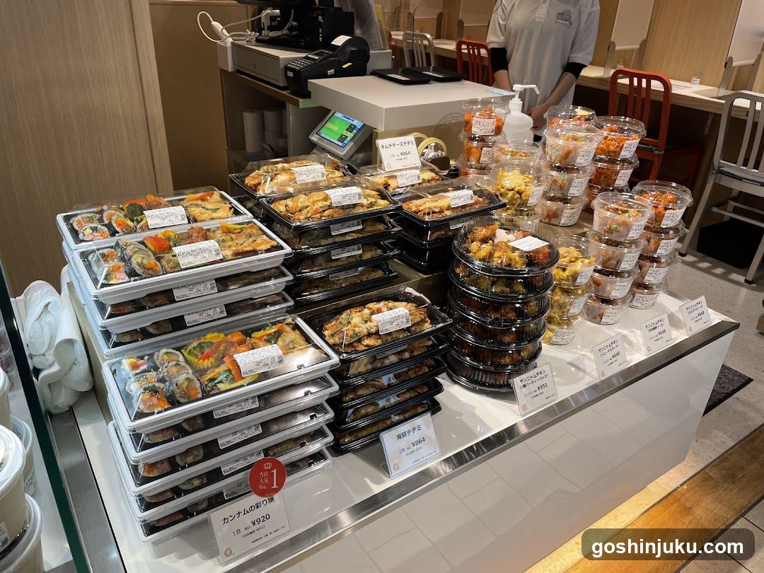 Sushi and Food Display Counter