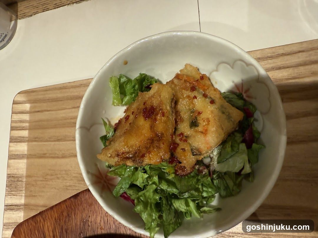 Fried Fish with Salad Bowl