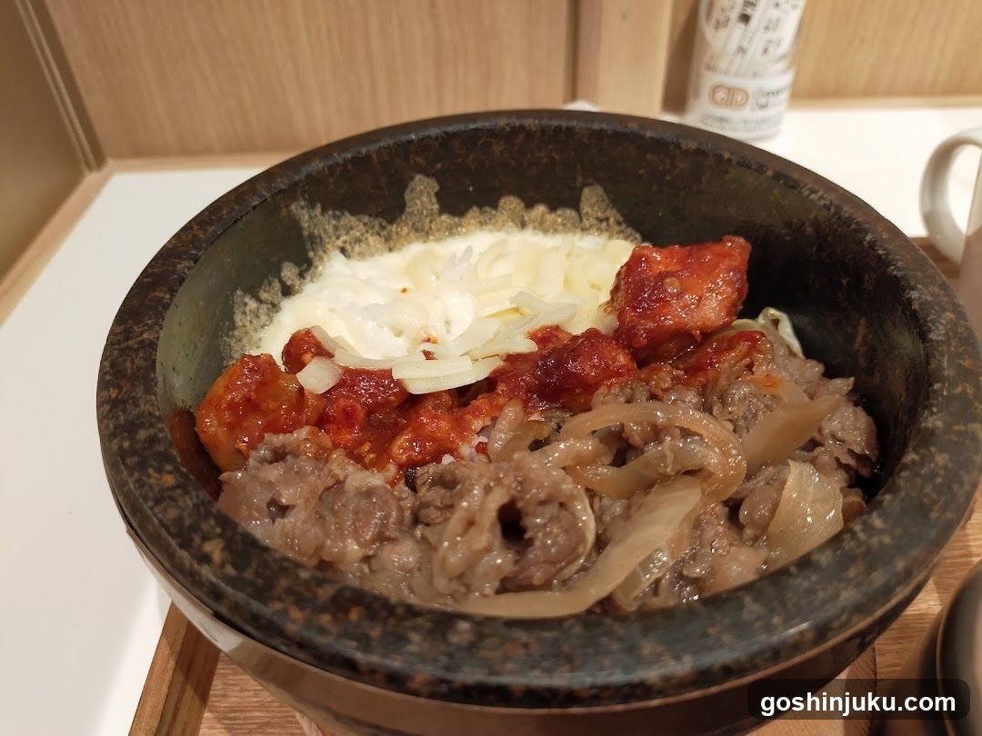 Stew Bowl with Beef and Onions