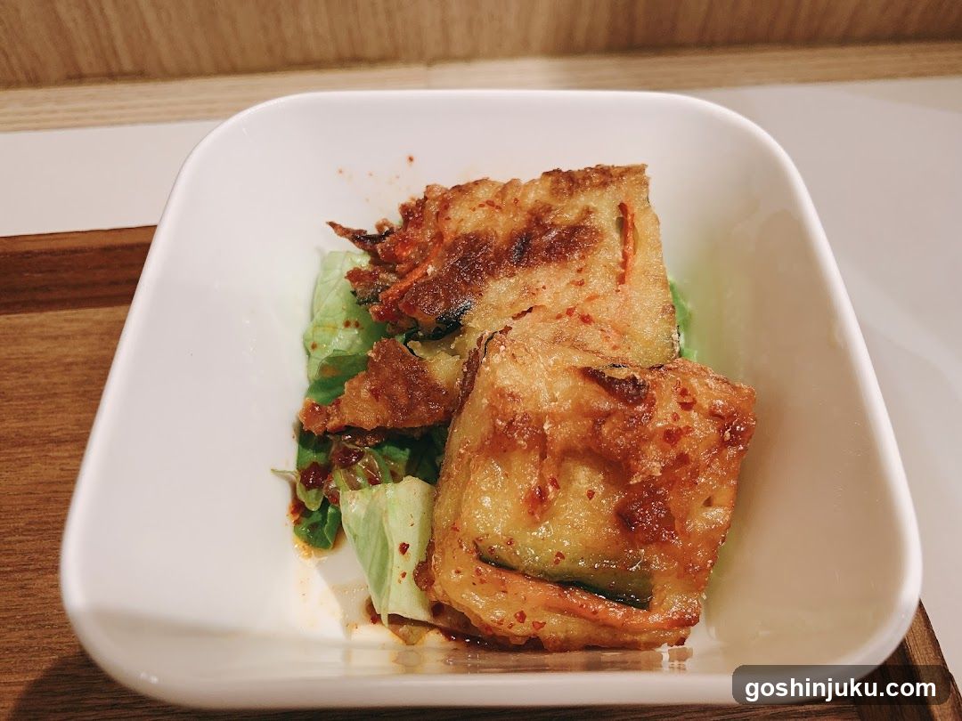 Fried Food with Salad