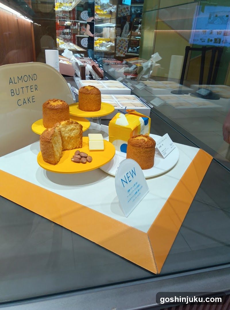Almond Butter Cake Display