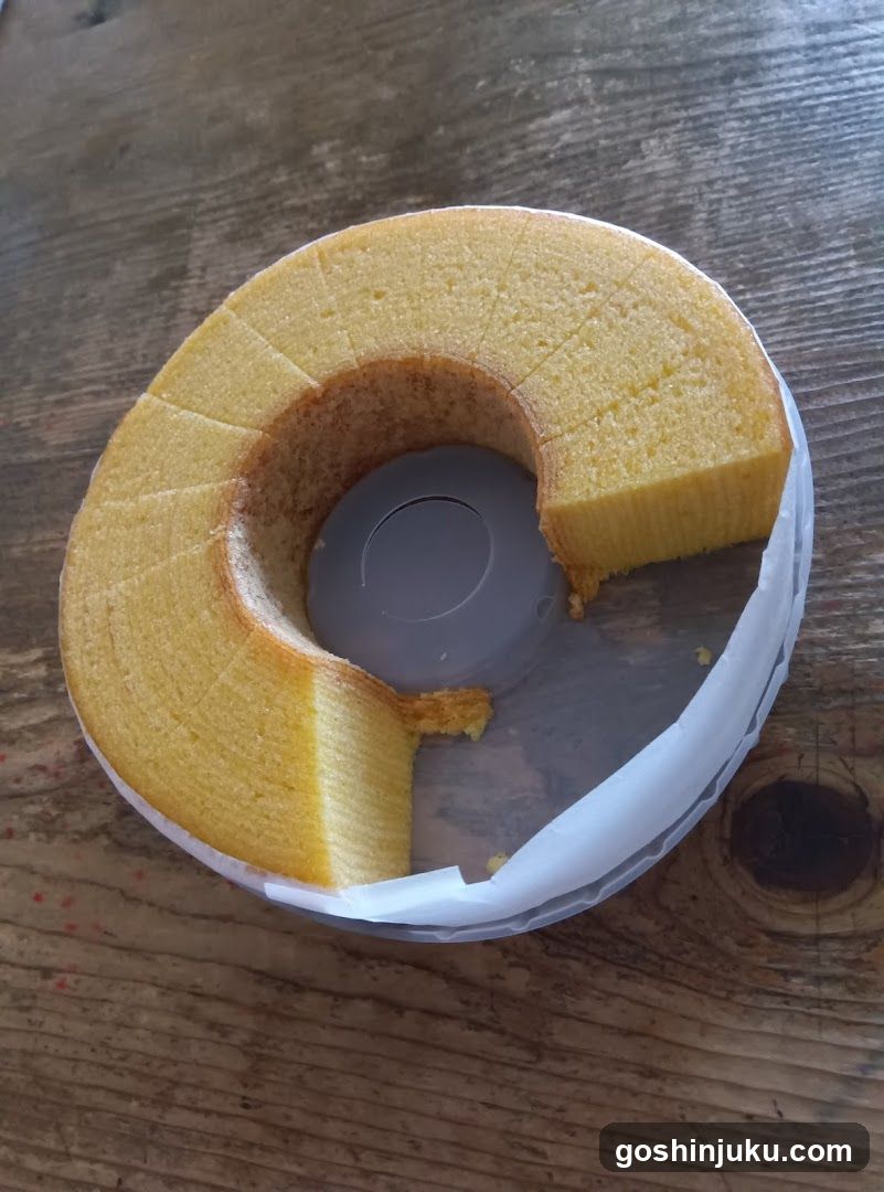 Cake in container