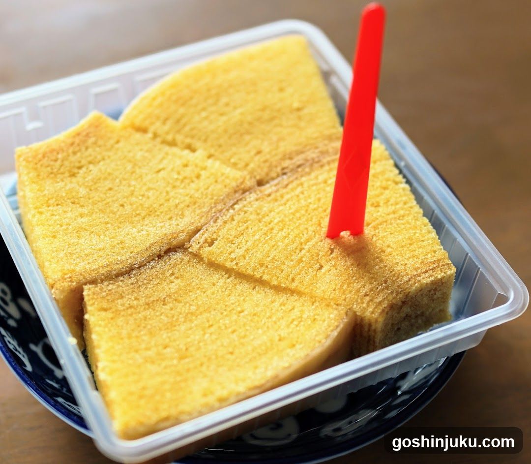 Yellow Cake Slices in Container