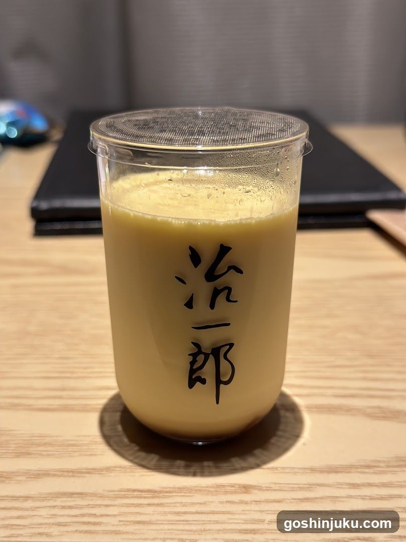 Beverage in branded cup