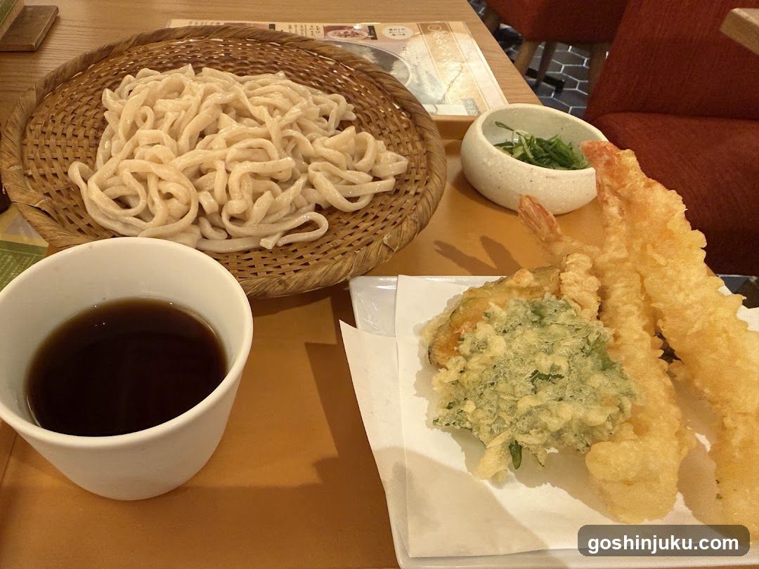 Udon and Tempura Meal