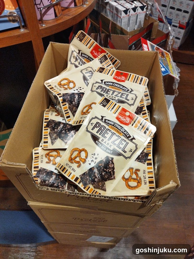 Pretzel Bark in Store Box