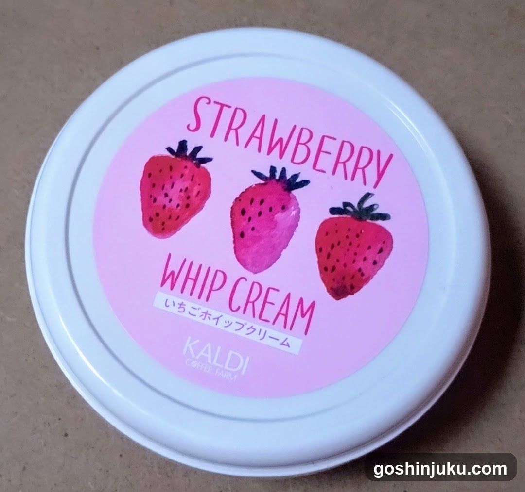 Strawberry Whip Cream Container
