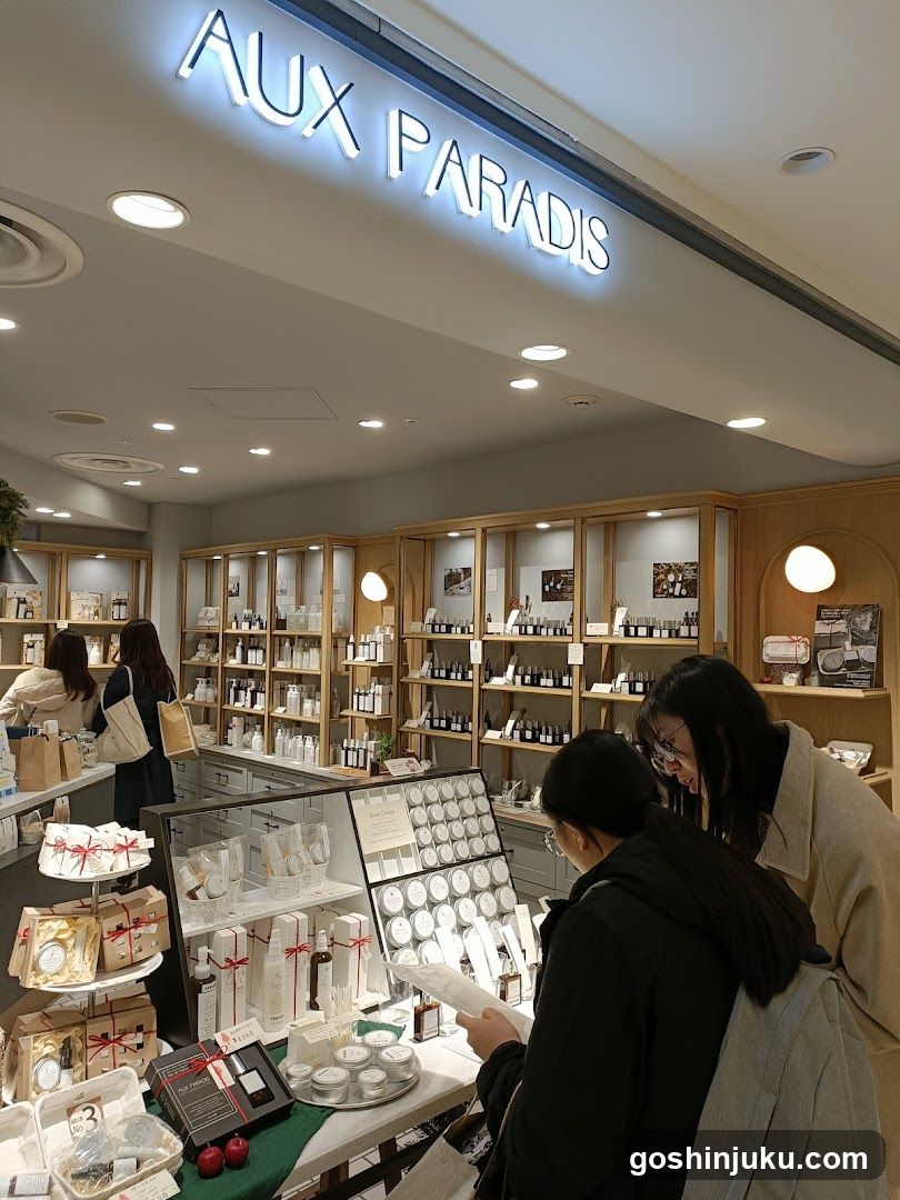 Aux Paradis Store Interior