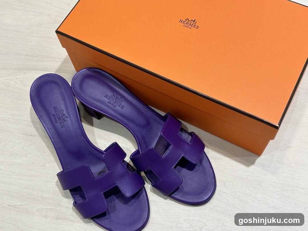 Hermes H Mule Slides