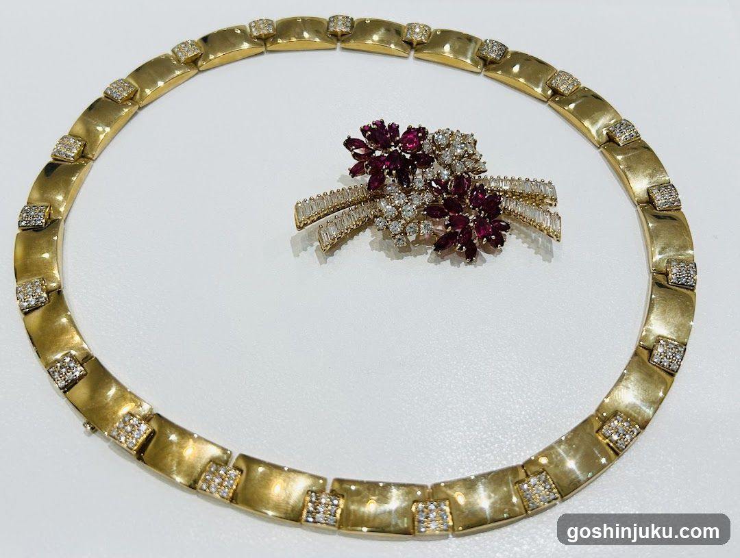 Gold Jewelry Display