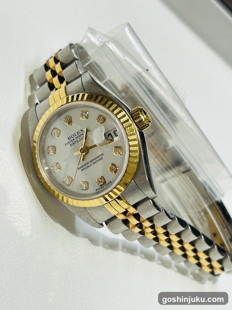 Rolex Datejust Watch with Diamonds