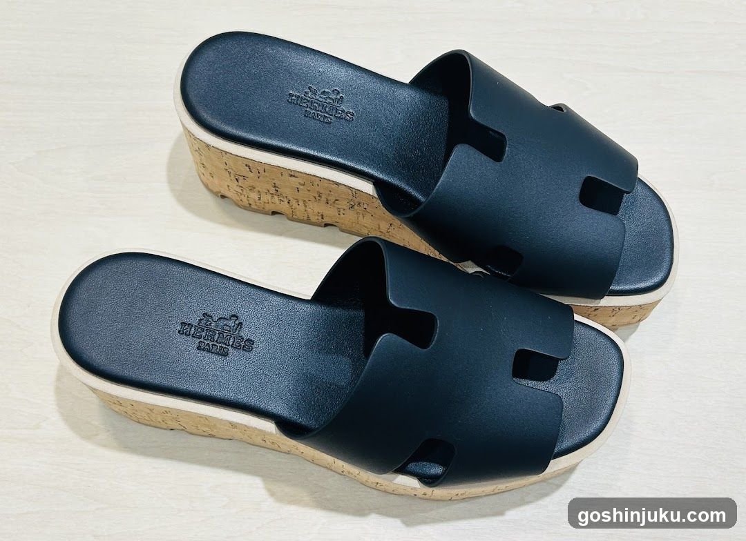 Hermès Cork Slide Sandals