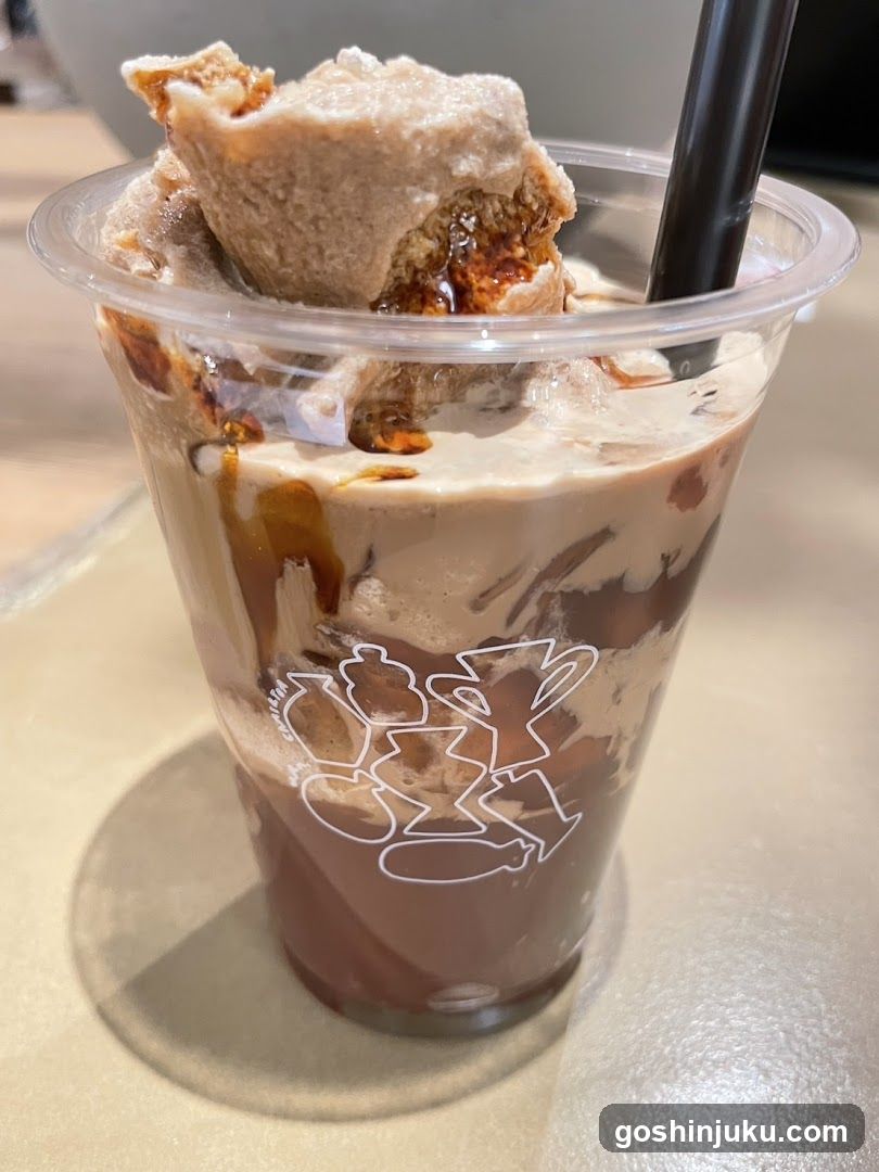 Iced Coffee with Topping
