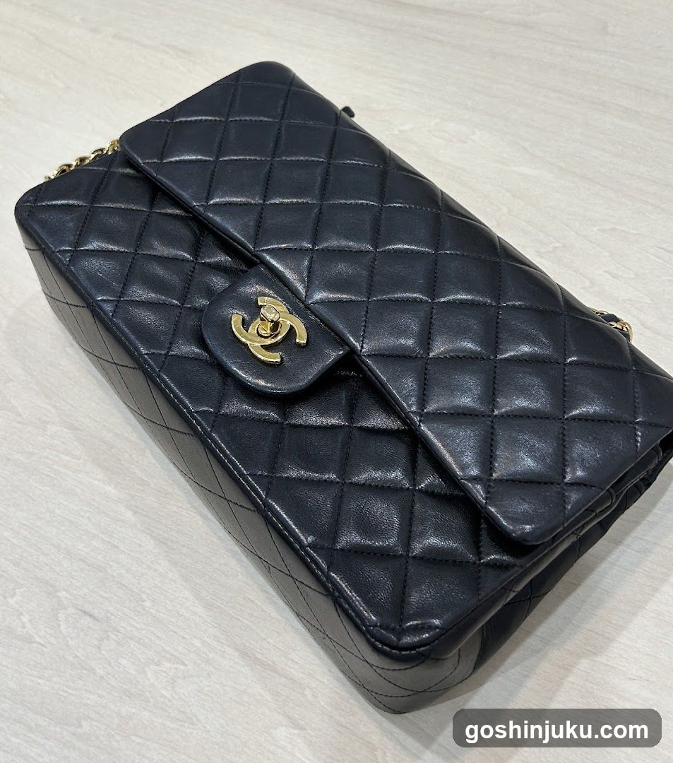 Chanel Black Quilted Leather Handbag