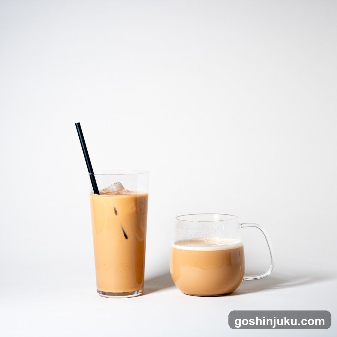 Iced and Hot Coffee Drinks