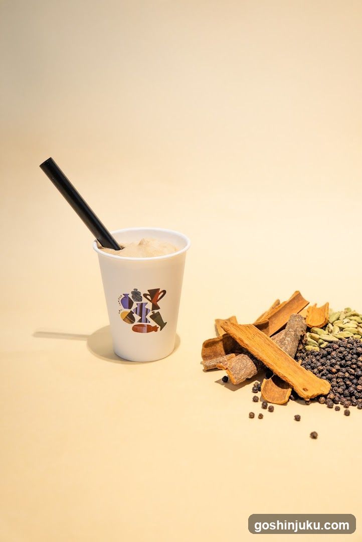 Spiced Drink with Ingredients