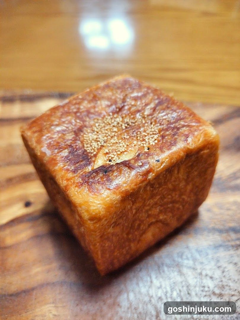 Baked Bread Cube