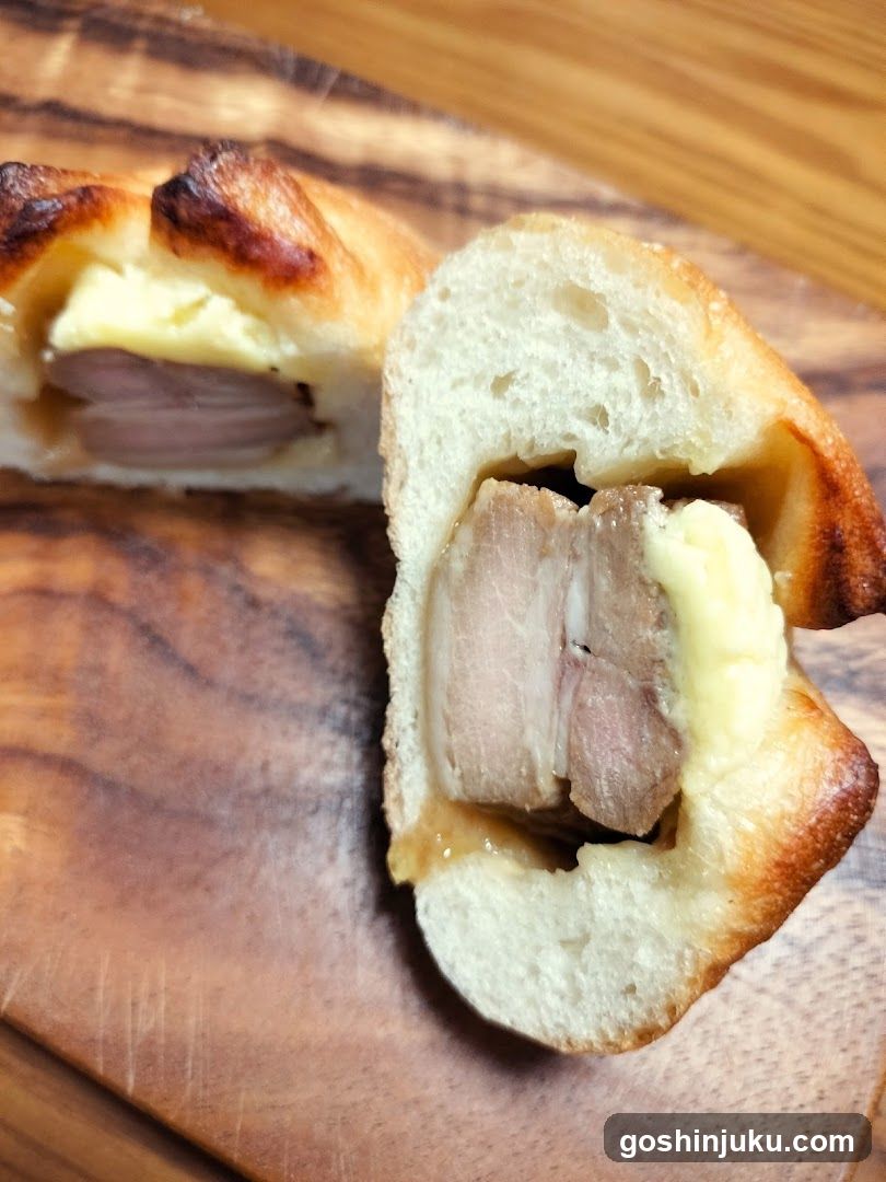Baked Meat and Cheese Roll